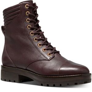 Michael Kors Bastian Lace-Up Booties Barolo lace up platform leather Boots